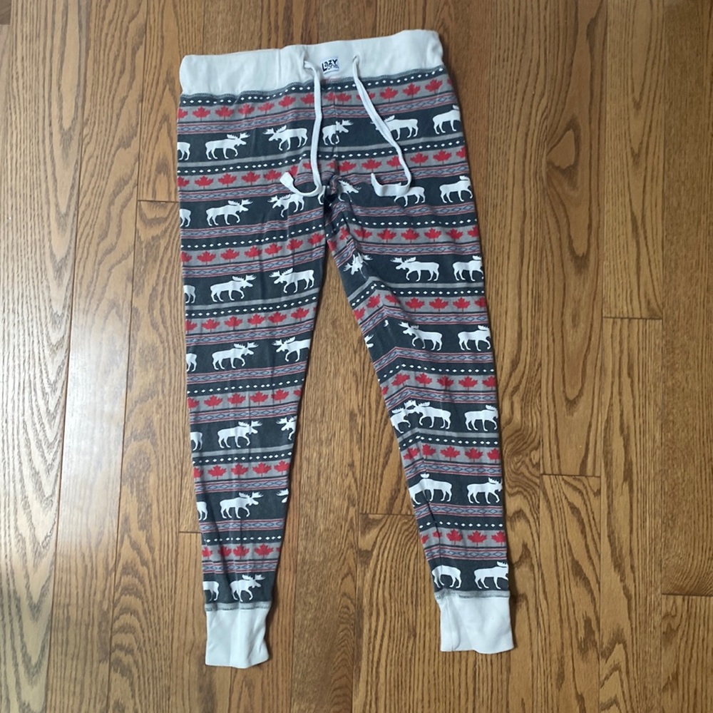 Moose Printed Pajama Pants